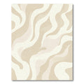 Sandy Neutral Wave Stripes Rug