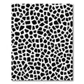Black And White Cracked Earth Rug