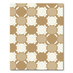 Brown Neutral Circles Array Decor Rug
