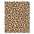 Bold Brown Animal Print Contemporary Rug
