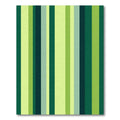 Forest Green Vertical Stripe Rug
