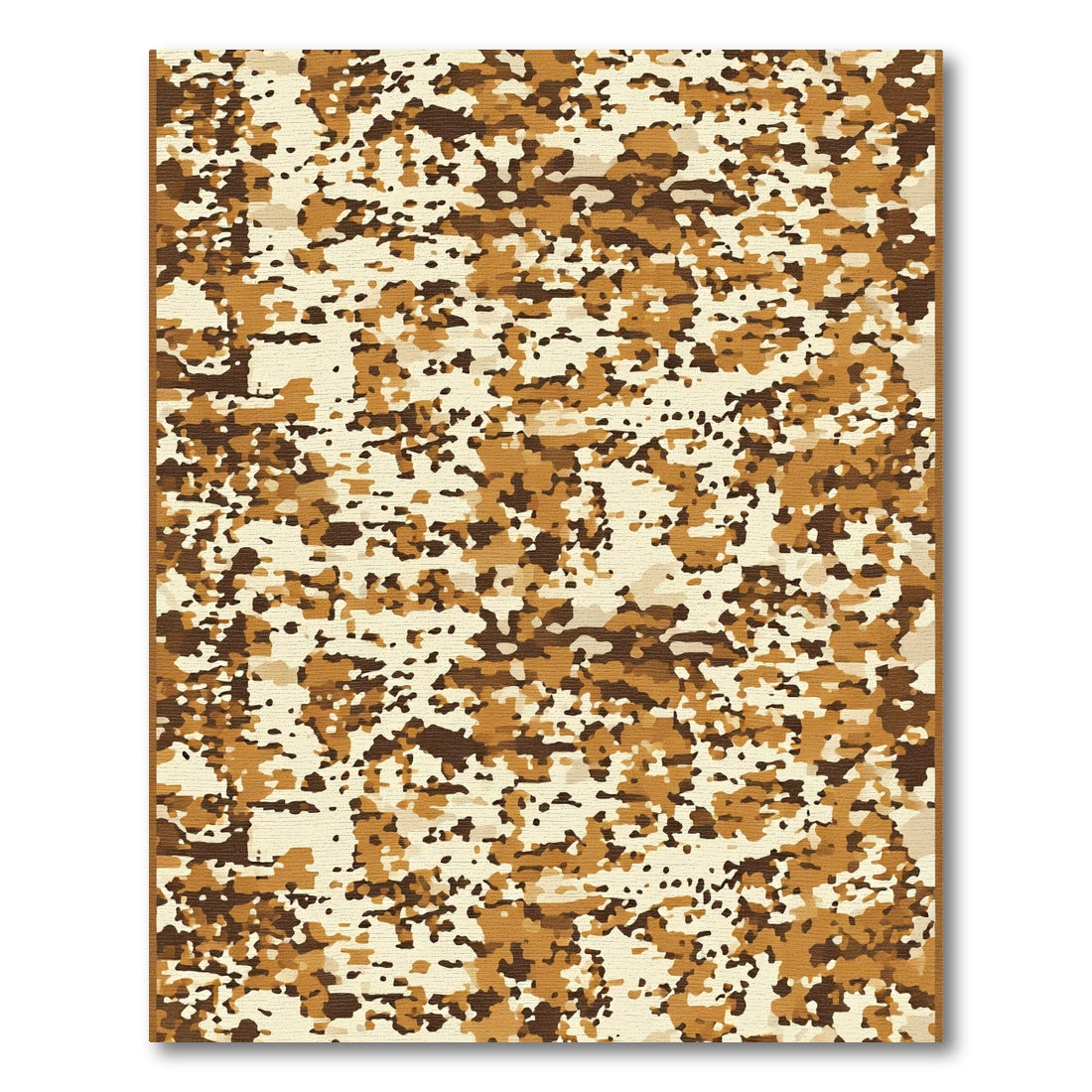 Desert Digital Camouflage Texture Rug