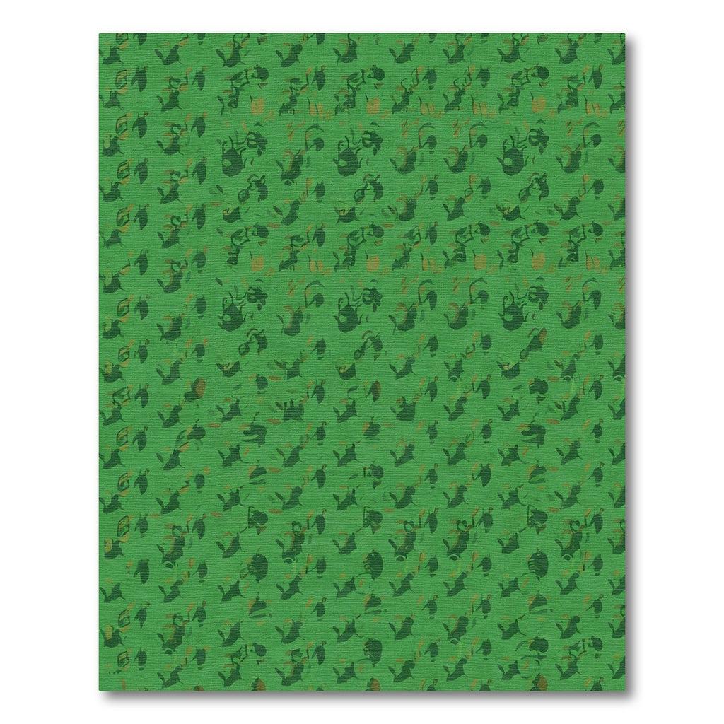 Deep Forest Organic Abstract Medallion Rug