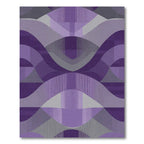 Amethyst Waves Geometric Harmony Rug