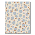 Soft Blue and Tan Organic Dots Rug