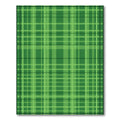 Forest Green Plaid Stripes Rug