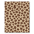 Brown Taupe Spotted Organic Forms Rug