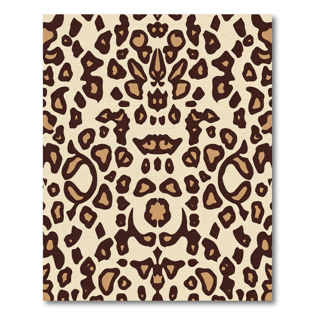 Savannah Brown Spotted Animal Print Rug
