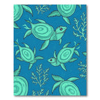 Sea Turtle Aqua Marine Life Rug