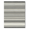 Bold Hand Drawn Stripe Accent Rug