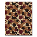 Earthy Camouflage Spot Abstract Rug