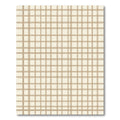 Neutral Tan Plaid Grid Rug