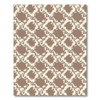 Cream And Taupe Abstract Starfish Rug