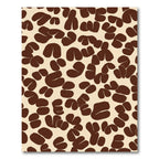 Brown Cloud Forms Creamy Background Rug