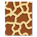 Earthy Brown Cream Organic Flow Rug