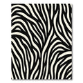 Bold Black Ivory Wavy Stripes Rug