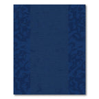 Deep Blue Camo Border Rug