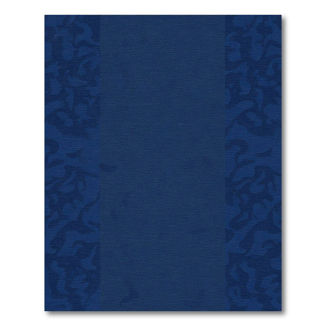Deep Blue Camo Border Rug