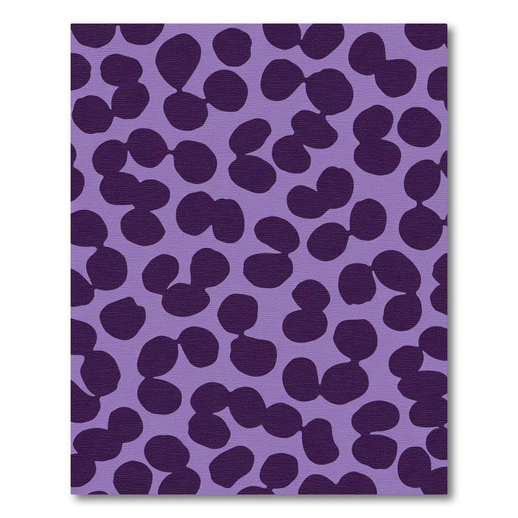 Purple Lavender Abstract Irregular Shapes Rug