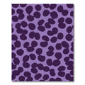 Purple Lavender Abstract Irregular Shapes Rug