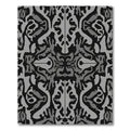 Abstract Monochrome Organic Form Rug