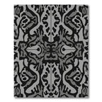 Abstract Monochrome Organic Form Rug