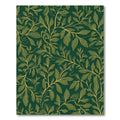 Emerald Green Branch Foliage Rug