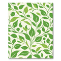 Classic Green Leaf Vine Foliage Rug
