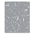 Gray Abstract Swirl Organic Rug