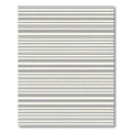 Cream and Gray Subtle Stripe Rug