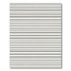 Cream and Gray Subtle Stripe Rug