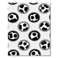 Black White Spotted Circles Rug