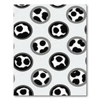Black White Spotted Circles Rug