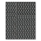 Gray Abstract Organic Texture Rug