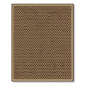 Rich Chocolate Geometric Lattice Rug