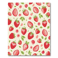 Summer Strawberry Patch Fruit Garden Rug