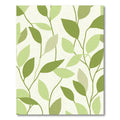 Verdant Leafy Vine Abstract Rug