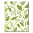 Verdant Leafy Vine Abstract Rug