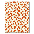 Orange Blob Scatter Rug