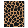 Brown Ochre Giraffe Spots Rug
