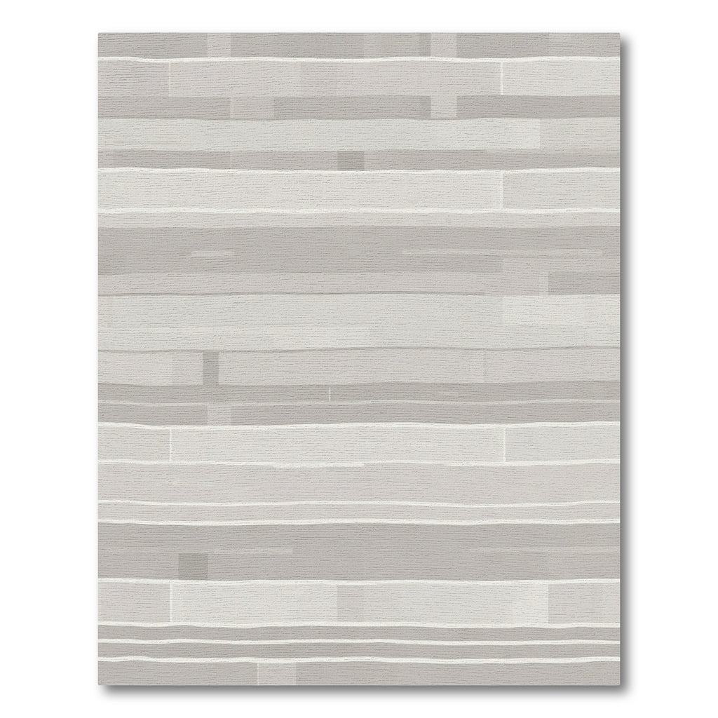 Modern Linear Gray Stripe Area Rug
