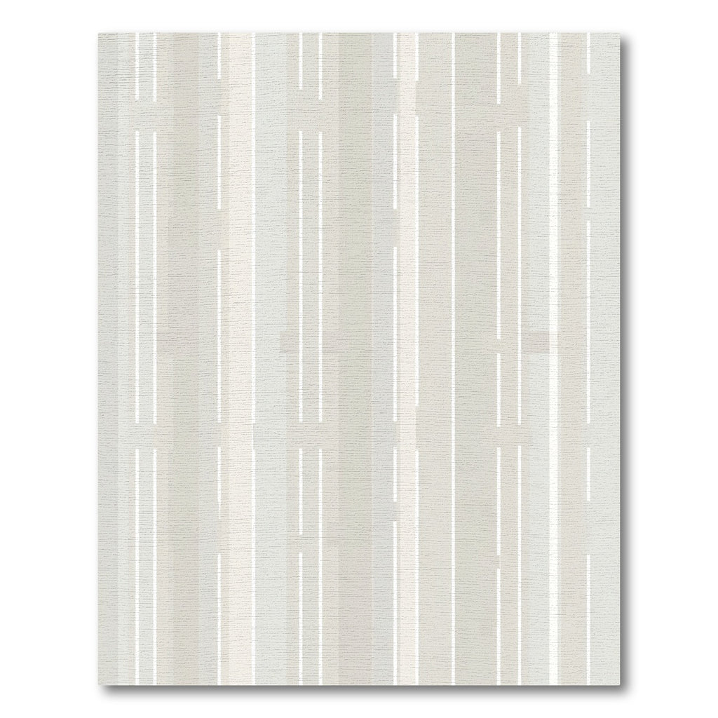 Neutral Vertical Stripe Canvas Rug