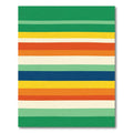 Bold Retro Stripe Color Block Rug