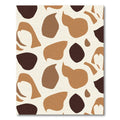 Terracotta Neutral Abstract Organic Flow Rug