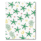 Green Starfish Seaweed Array Rug