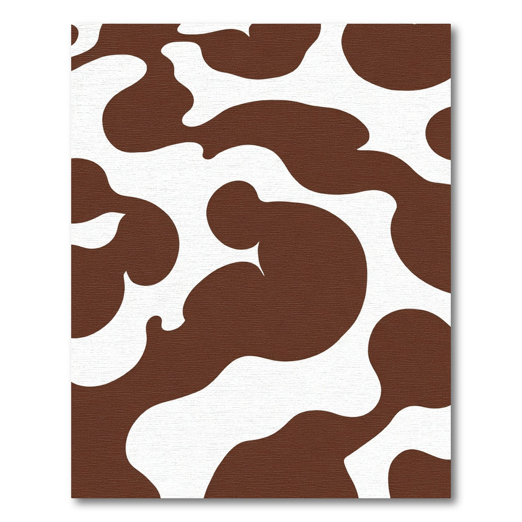 Brown White Spotted Cowhide Rug