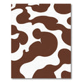 Brown White Spotted Cowhide Rug