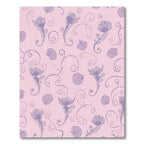 Lilac Seahorse Shell Swirls Rug