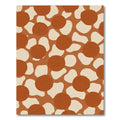 Terra Cotta Dot Overlap Composition Rug