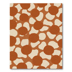 Terra Cotta Dot Overlap Composition Rug